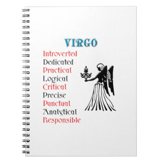 Cuaderno Rótulo Virgo Horoscope Zodiac