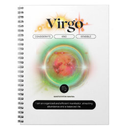 Cuaderno Rótulo Zodiaco moderno Elemento de la Tierra de la
