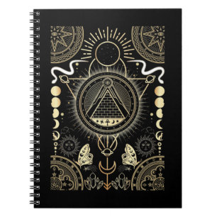 Cuaderno Rótulos espirituales Estrellas solares de la astr