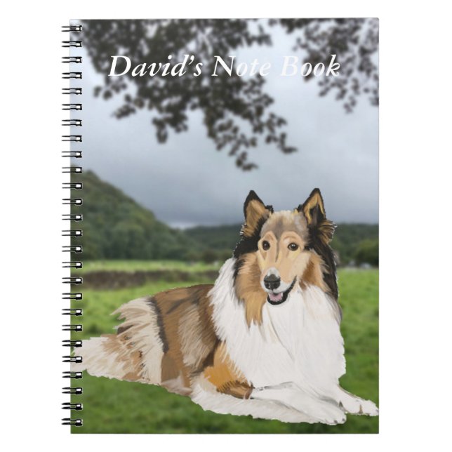Cuaderno Rough Collie (Frente)