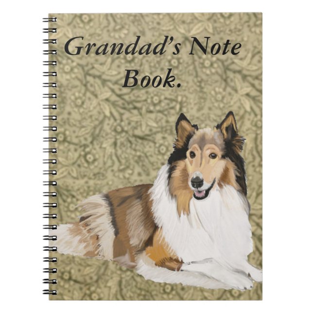 Cuaderno Rough Collie (Frente)