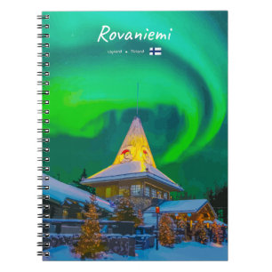 Cuaderno Rovaniemi, Finlandia - Aurora Mágica