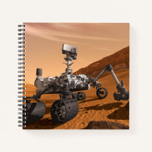 Cuaderno Rover de curiosidad del laboratorio de ciencias de