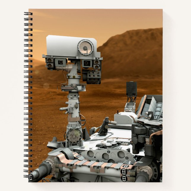 Cuaderno Rover de curiosidad del laboratorio de ciencias de (Anverso)