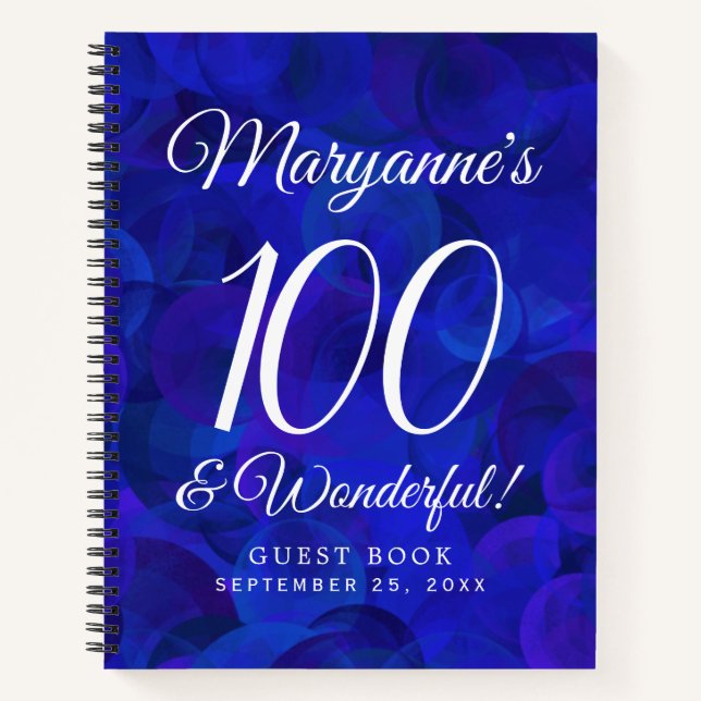 Cuaderno Royal Blue 100 y la maravillosa fiesta de cumpleañ (Anverso)