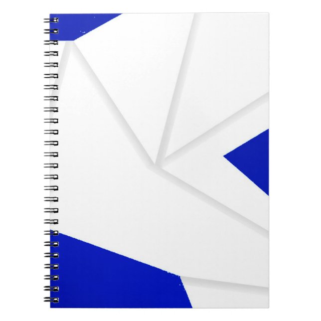 CUADERNO ROYAL BLUE DOVE ORIGAMI FEATHER (Frente)