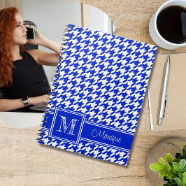 Cuaderno Royal Blue Houndstown | Monograma moderno