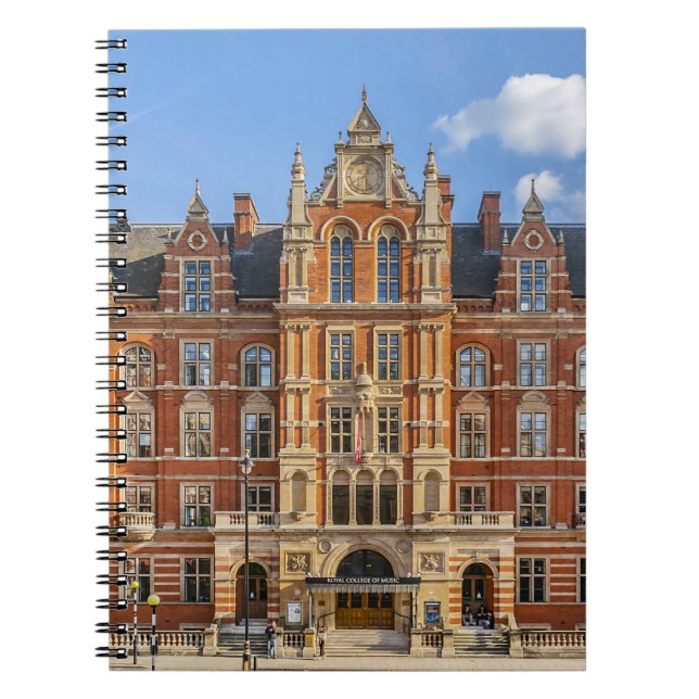 Cuaderno Royal College of Music: puesta de sol. (Frente)