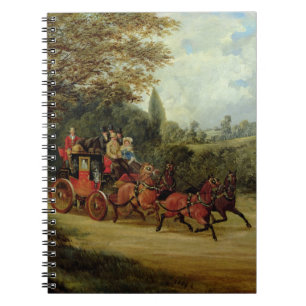 Cuaderno Royal Mail entrena con los pasajeros (aceite en