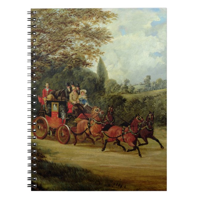Cuaderno Royal Mail entrena con los pasajeros (aceite en (Frente)