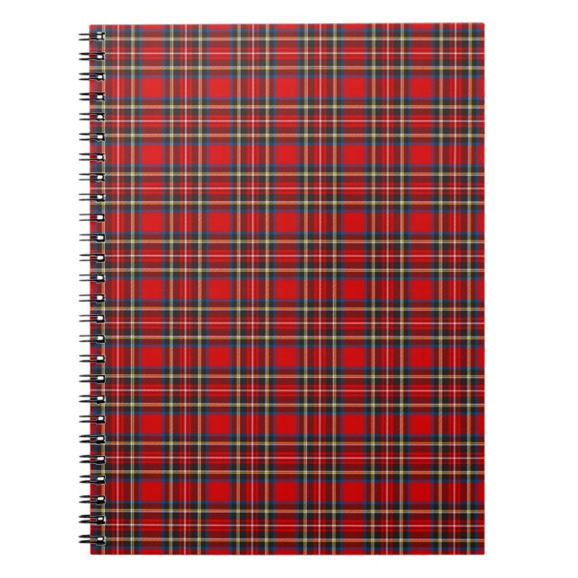 Cuaderno Royal Stewart Tartán Plaid Scottish Pattern (Frente)