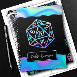 Cuaderno RPG Dice | Carácter de jugador de tabletop de fant