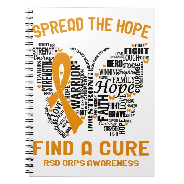 Cuaderno RSD CRPS Awareness Month Ribbon Gifts (Frente)