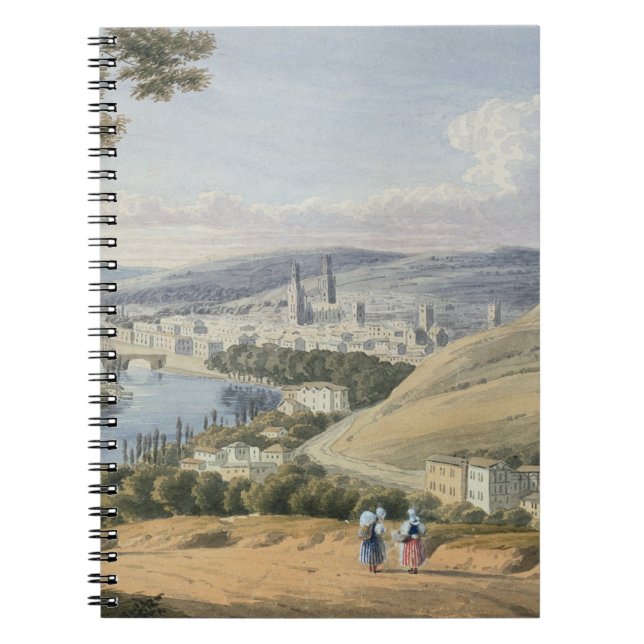 Cuaderno Ruán de Mont Sainte-Catherine (w/c en el papel) (Frente)