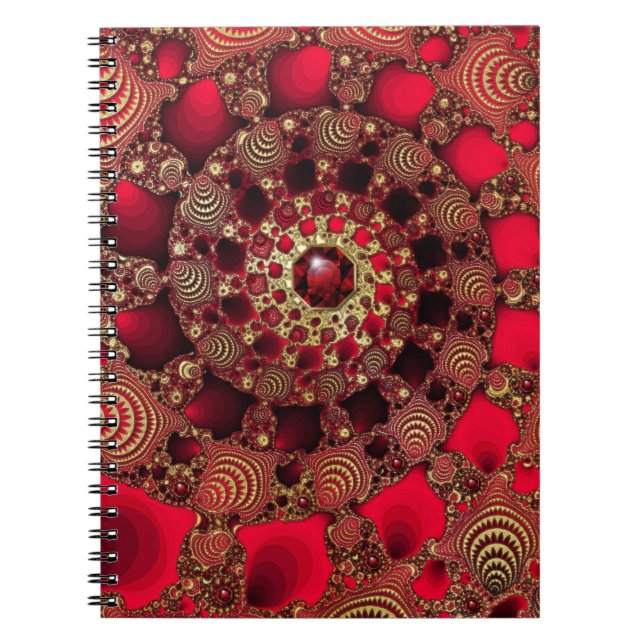 Cuaderno Rubies y Oro (Frente)