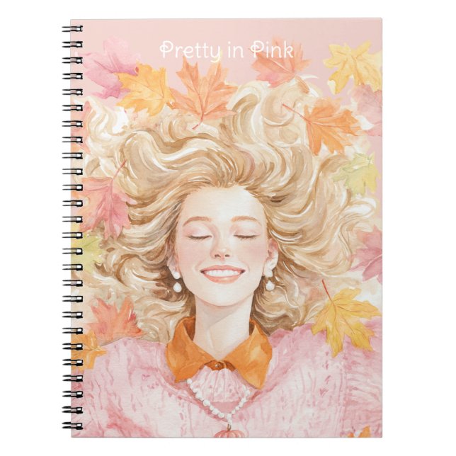 Cuaderno Rubio Verde Amarillo Hojas Rosadas (Frente)