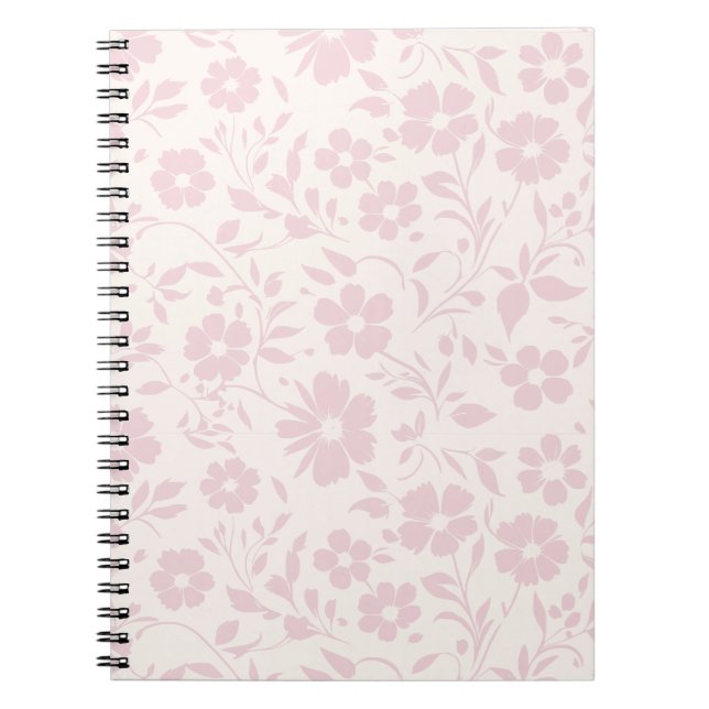 Cuaderno Rubor Flor de Cosecha Rosa - Neutral (Frente)