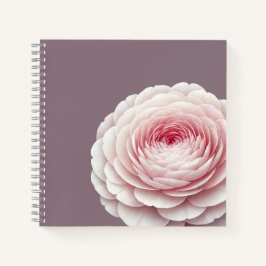 Cuaderno Rubor Floral Botánico Ahumado Romántico