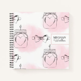 Cuaderno Rubor Love | Bloc de notas espiral personalizado