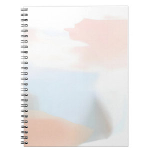 Cuaderno Rubor suave pastel y acuarela azul