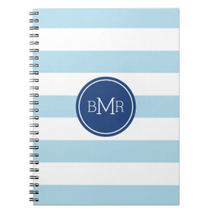 Cuaderno rubricado del personalizado de las rayas