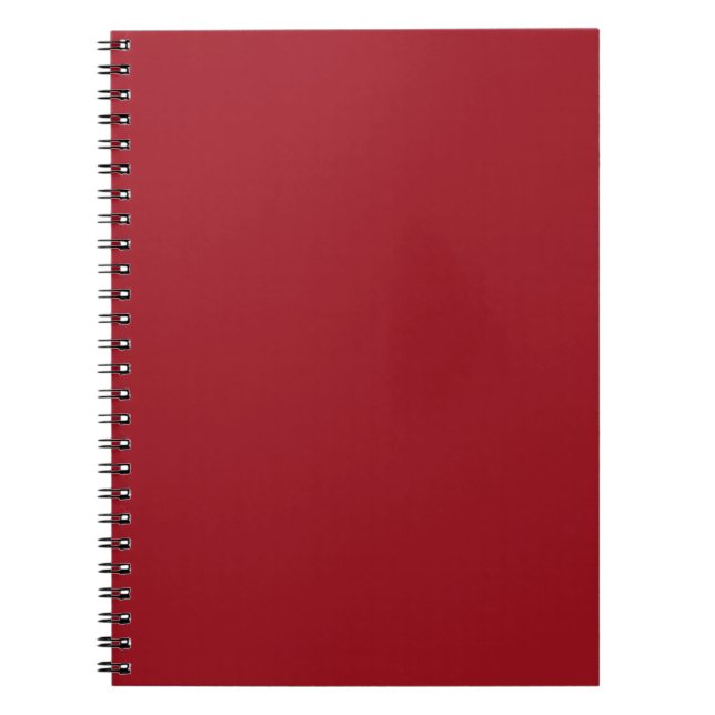 Cuaderno Ruby Red Bold Color Design (Frente)