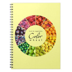 Cuaderno Rueda de color de la fruta y verdura (12 colores)