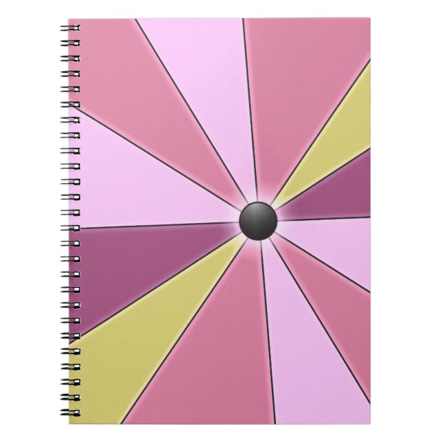 Cuaderno Rueda de color rosa (Frente)