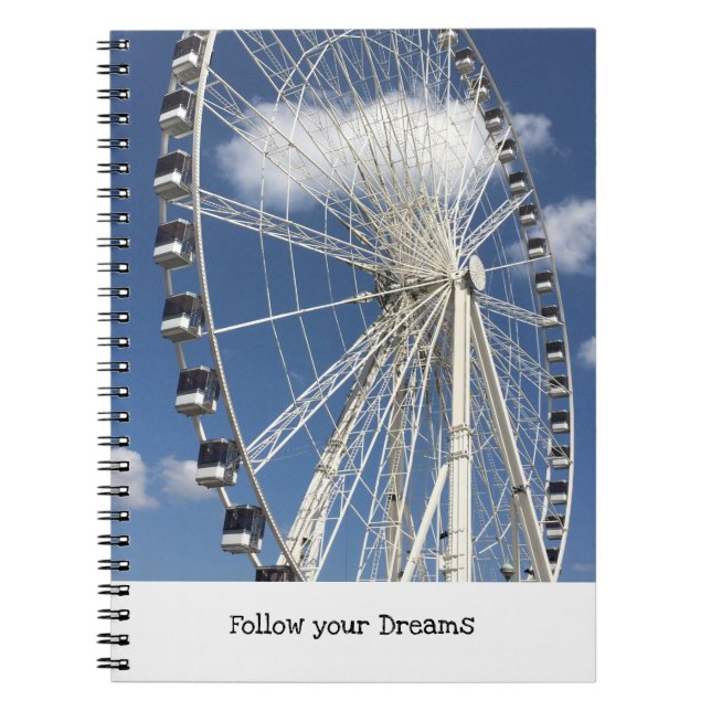 Cuaderno Rueda De Ferris Sigue Tus Sueños (Frente)