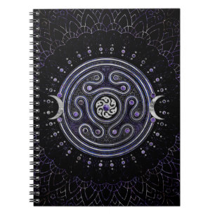 Cuaderno Rueda de Hecate con Ametist y Plata