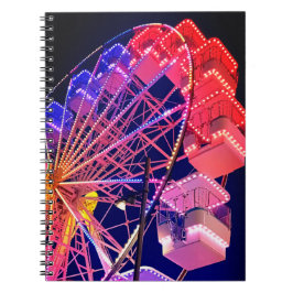 Cuaderno Rueda de la fortuna azul y roja