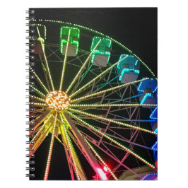 Cuaderno Rueda de la fortuna verde y azul