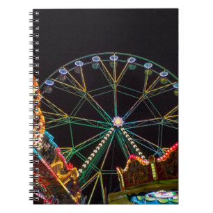 Cuaderno Rueda Funfair Ferris de noche