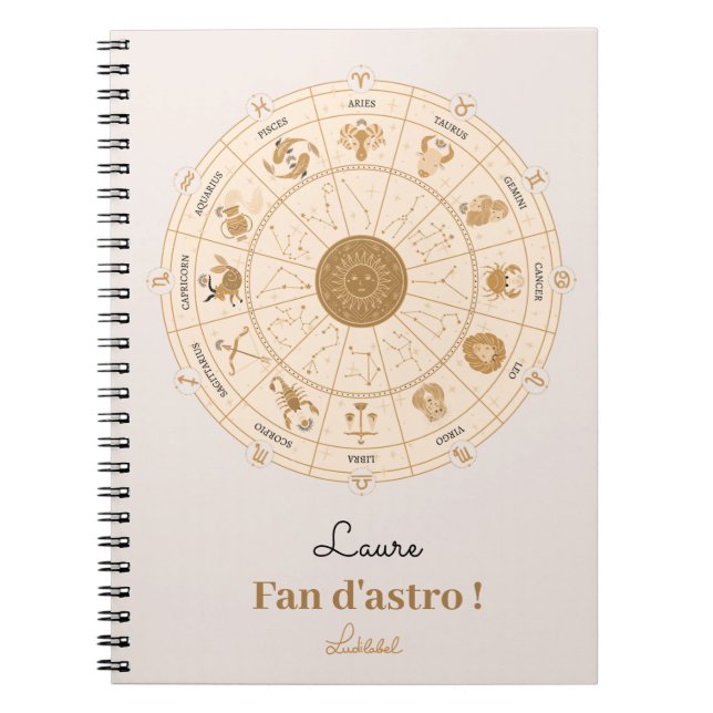 Cuaderno Rueda zodiaca occidental - (Frente)