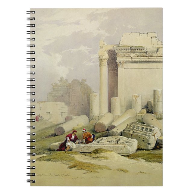 Cuaderno Ruinas del pórtico del este del templo del Baal (Frente)