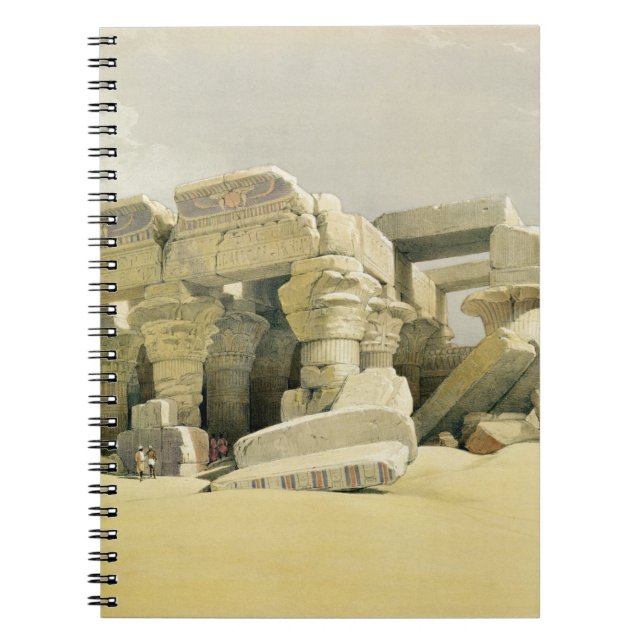 Cuaderno Ruinas del templo de Kom Ombo, de "Egipto y de N (Frente)