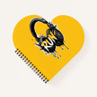Cuaderno RUN Headphones Street Art Sticker