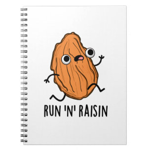 Cuaderno Run N Raisin Funny Food Pun