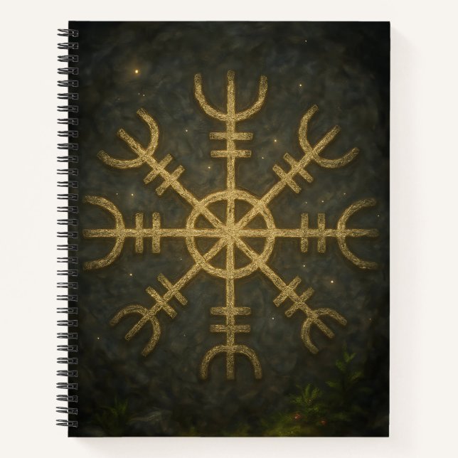 Cuaderno Runestone AEgishjálmur - Antiguo Norse Protection  (Anverso)