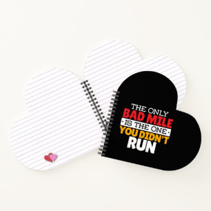 Cuaderno Runner - Cita de ejecución divertida de una Milla 