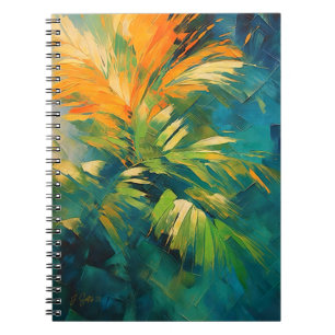 Cuaderno Ruptura de Palma Abstracta – Energía Tropical en M