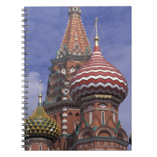 Cuaderno Rusia, Moscú, Plaza Roja. cebollas famosas de San 