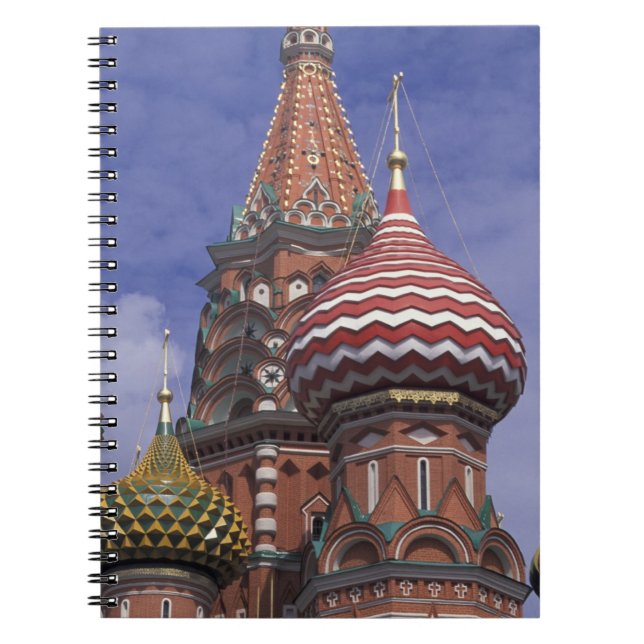 Cuaderno Rusia, Moscú, Plaza Roja. cebollas famosas de San  (Frente)