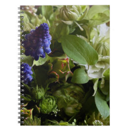 Cuaderno Rustic Botanical Garden Flowers Notebook