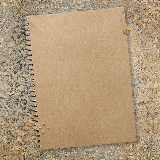 Cuaderno Rustic Kraft Simple Elegante Boho (Rustic Kraft Simple Stylish Boho Notebook)