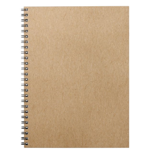Cuaderno Rustic Kraft Simple Elegante Boho (Frente)