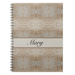 Cuaderno Rustic Luxe Lana de Oveja Psicodélica Personaliz
