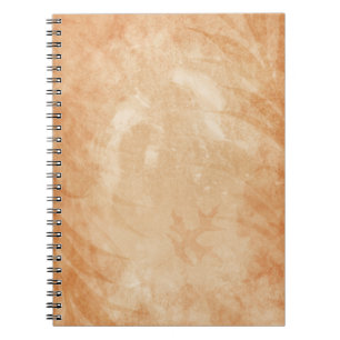 Cuaderno Rústicas hojas de roble grunge de arenisca