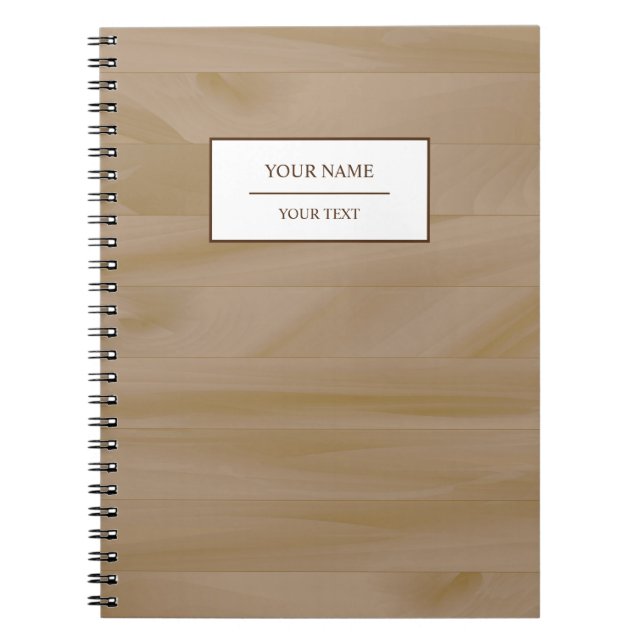 Cuaderno Rústico De Madera Granero Campestre (Frente)