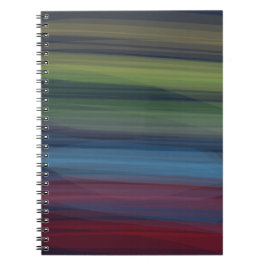 Cuaderno Rústico Elegante Multicolor Verde Azulado 
